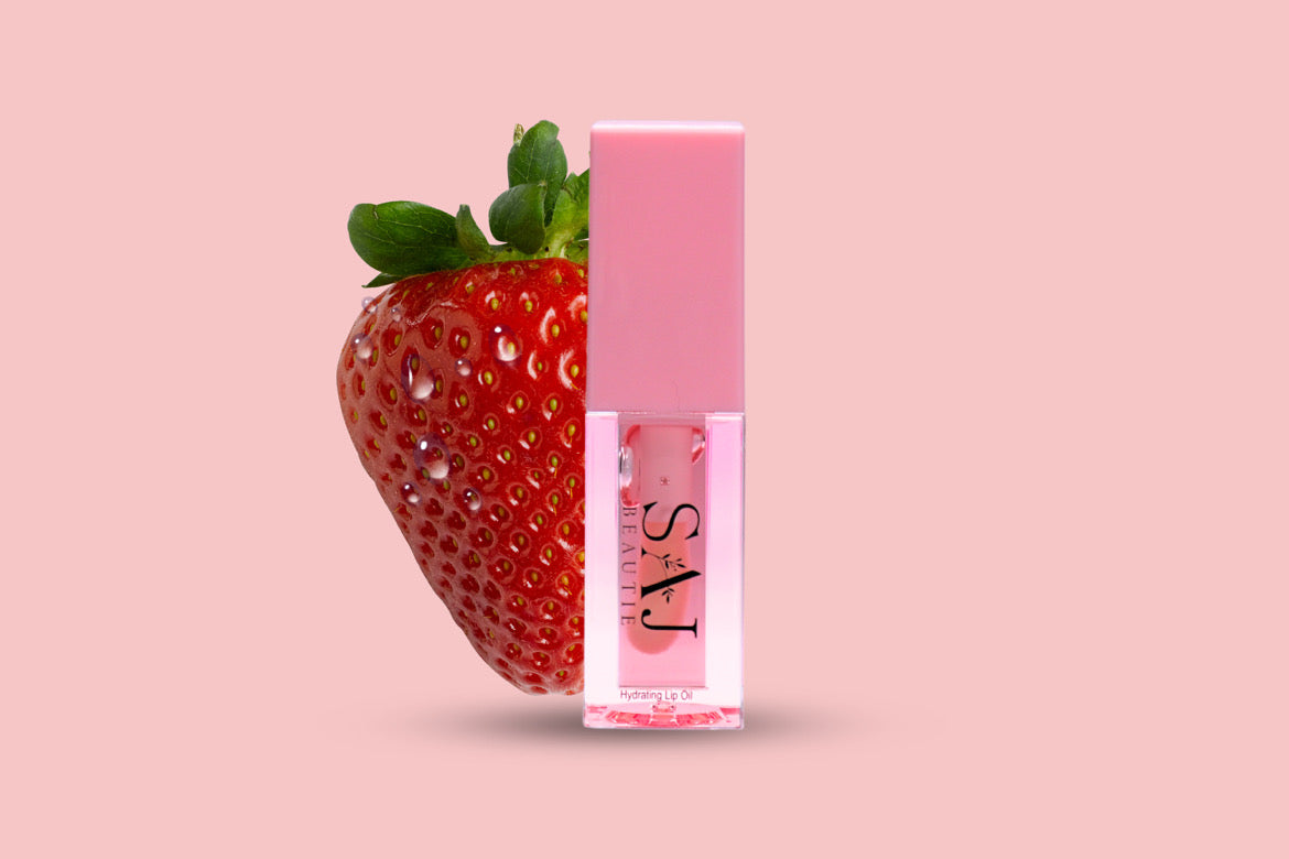 Strawberry lip oil